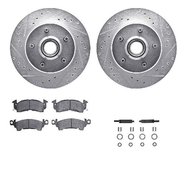 1990-2002 Chevrolet Astro Disc Brake Kit - Front (Dynamic Friction)