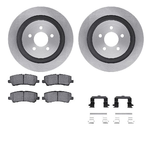 2015-2022 Ford Mustang Disc Brake Kit - Rear (Dynamic Friction)