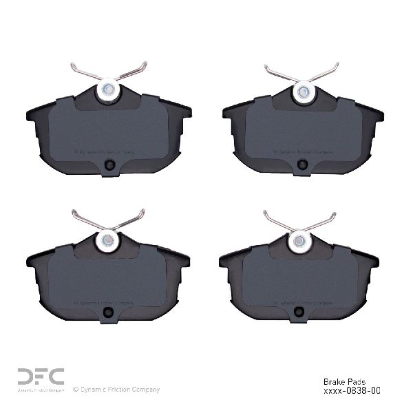 2000-2004 Volvo S40 Disc Brake Pad Set - Rear (Dynamic Friction)