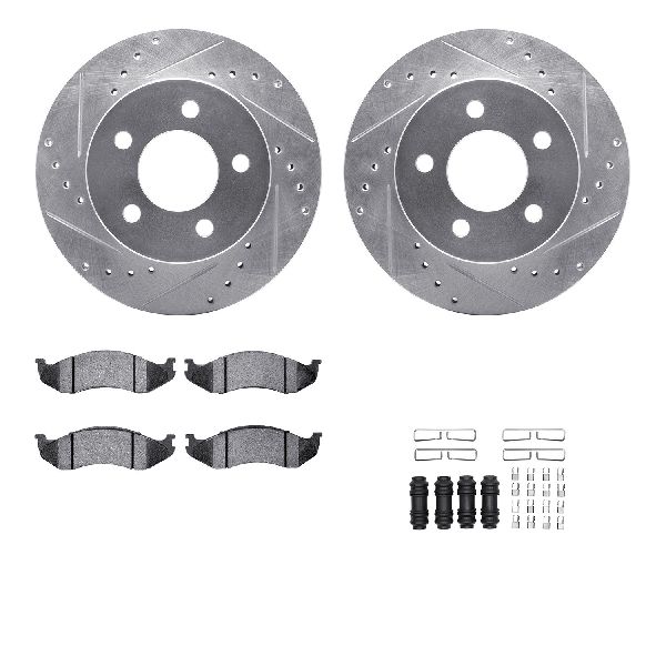 1990-1999 Jeep Cherokee Disc Brake Kit - Front (Dynamic Friction)