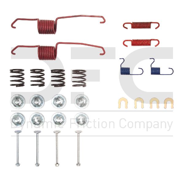1983-1987 Toyota Tercel Drum Brake Hardware Kit - Rear (Dynamic Friction)