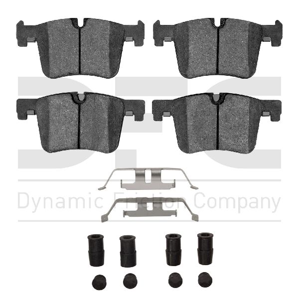 2011-2017 BMW X3 Disc Brake Pad Set - Front (Dynamic Friction)