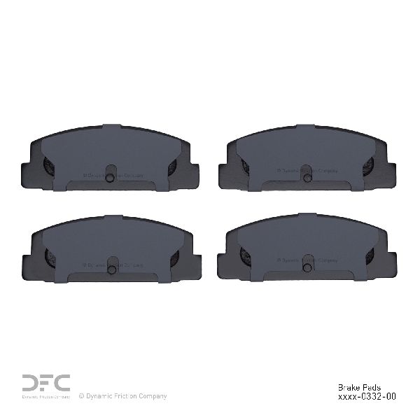2003-2005 Mazda 6 Disc Brake Pad Set - Rear (Dynamic Friction)