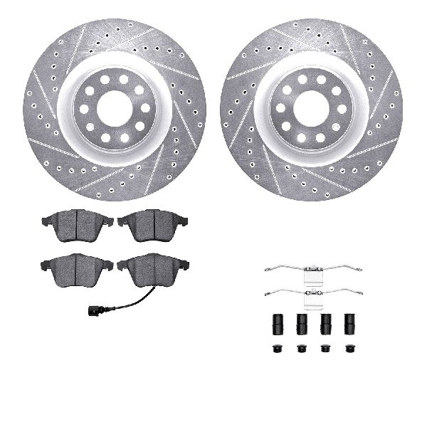 2008-2012 Audi S3 Disc Brake Kit - Front (Dynamic Friction)