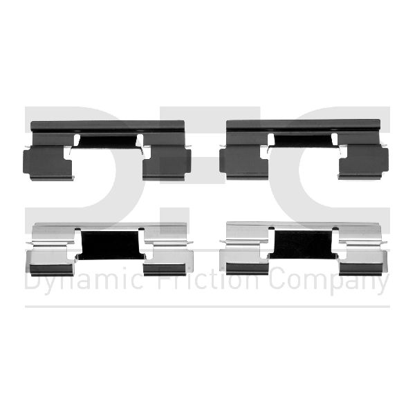 2006-2010 Jeep Commander Disc Brake Hardware Kit - Front (Dynamic Friction)