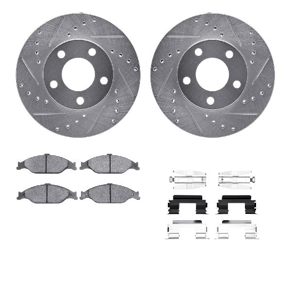 1999-2004 Ford Mustang Disc Brake Kit - Front (Dynamic Friction)