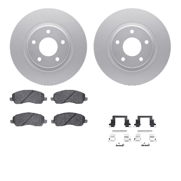 2007-2020 Mitsubishi Outlander Disc Brake Kit - Front (Dynamic Friction)