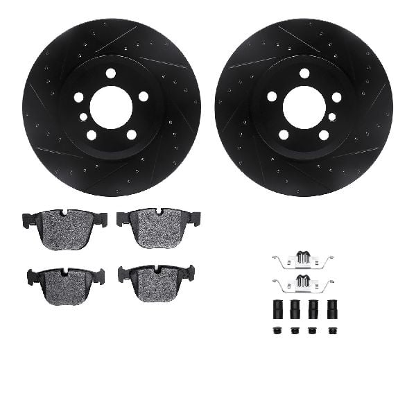 2008-2019 BMW X6 Disc Brake Kit - Rear (Dynamic Friction)