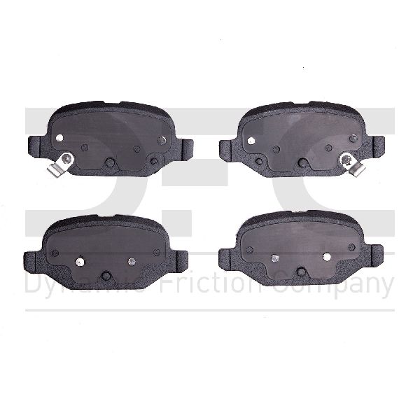 2009-2019 Fiat 500 Disc Brake Pad Set - Rear (Dynamic Friction)