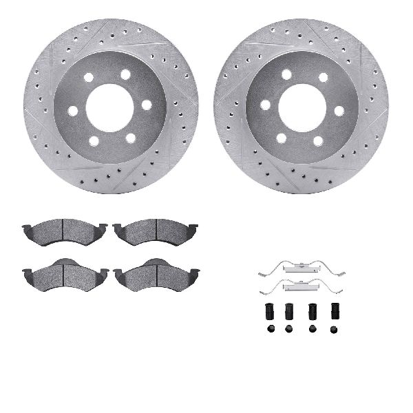 2000-2002 Dodge Durango Disc Brake Kit - Front (Dynamic Friction)