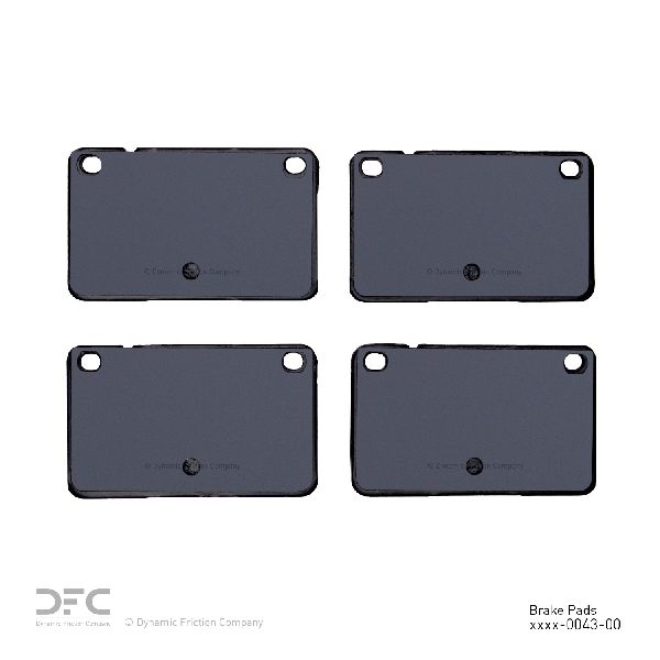 1975-1989 Volvo 244 Disc Brake Pad Set - Front (Dynamic Friction)
