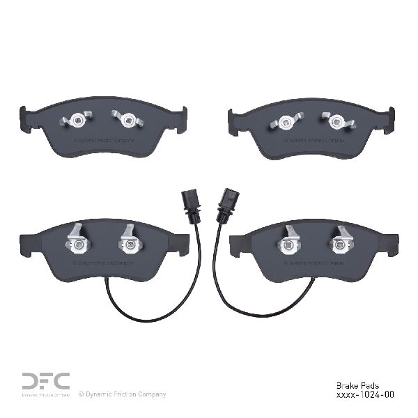 2007-2011 Audi S6 Disc Brake Pad Set - Front (Dynamic Friction)