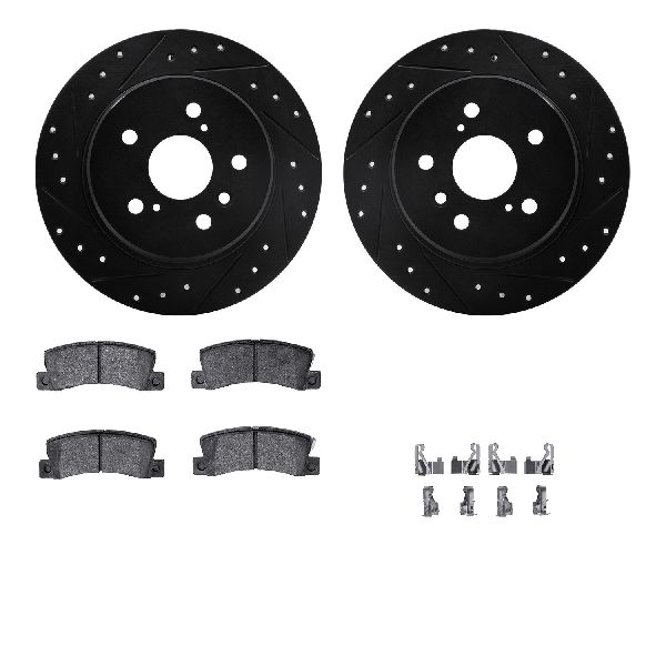 1999-2003 Lexus RX300 Disc Brake Kit - Rear (Dynamic Friction)