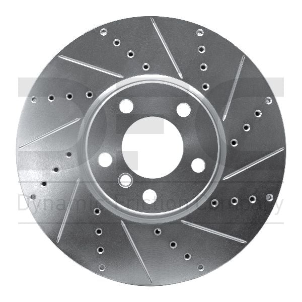 2011-2016 BMW 550i Disc Brake Rotor - Front Left (Dynamic Friction)