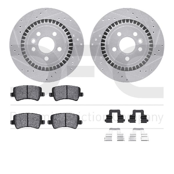 2008-2016 Volvo XC70 Disc Brake Kit - Rear (Dynamic Friction)