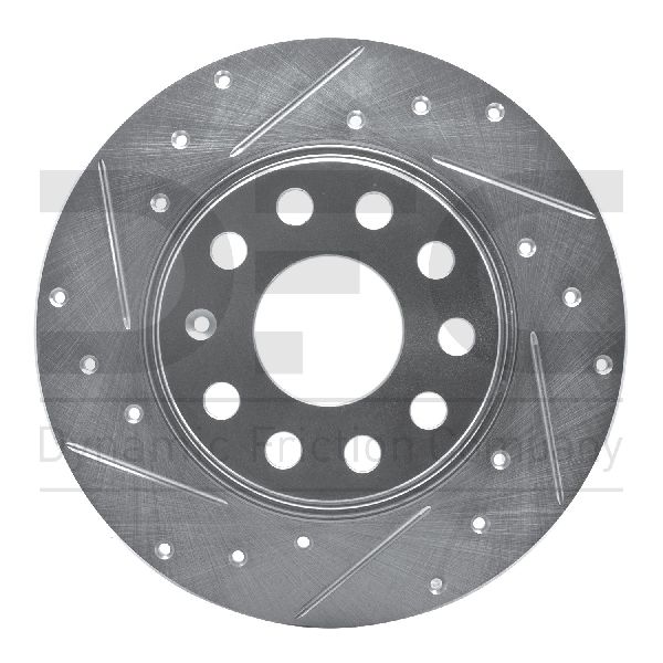2010-2025 Audi A3 Disc Brake Rotor - Rear Left (Dynamic Friction)