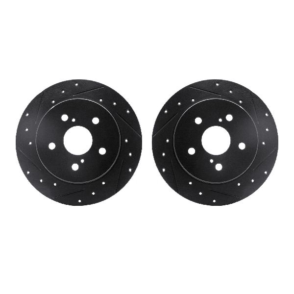2023-2024 Toyota Prius Disc Brake Rotor Set - Rear (Dynamic Friction)