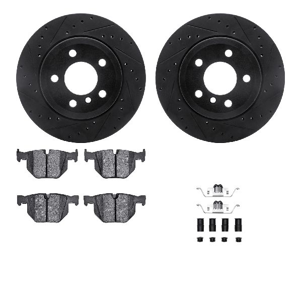 2010-2014 BMW X6 Disc Brake Kit - Rear (Dynamic Friction)