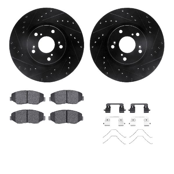 2005-2006 Honda CR-V Disc Brake Kit - Front (Dynamic Friction)
