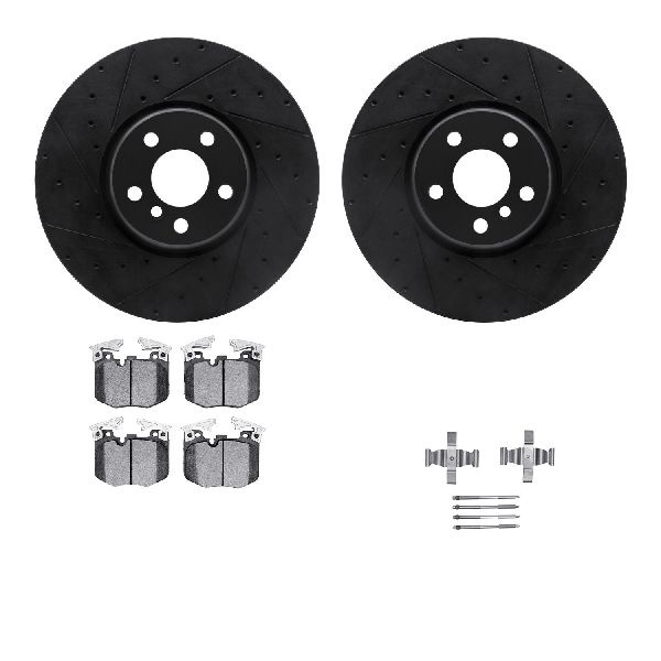 2022-2025 BMW iX Disc Brake Kit - Front (Dynamic Friction)