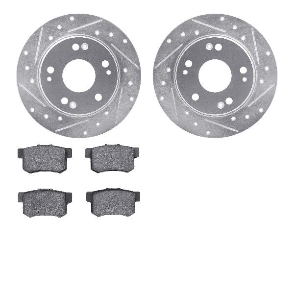 2004-2008 Acura TSX Disc Brake Kit - Rear (Dynamic Friction)