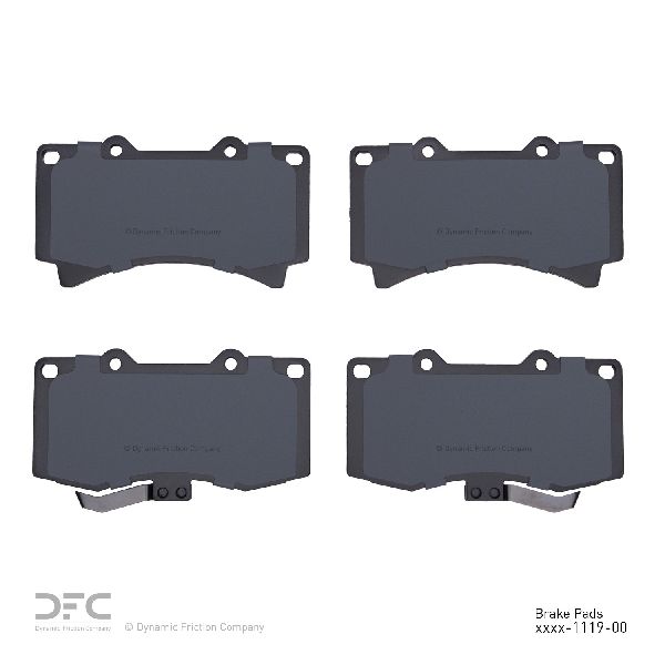 2009-2010 Hummer H3T Disc Brake Pad Set - Front (Dynamic Friction)