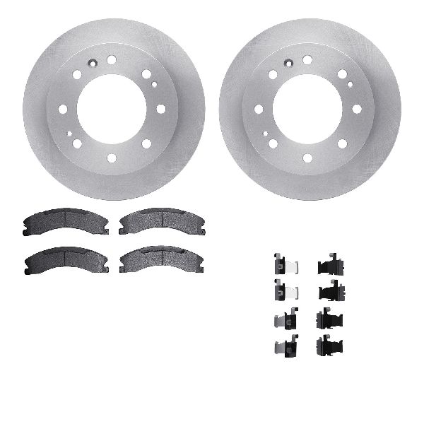2011-2019 GMC Sierra 2500 HD Disc Brake Kit - Front (Dynamic Friction)