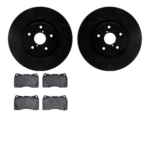 2005-2014 Subaru Impreza Disc Brake Kit - Front (Dynamic Friction)