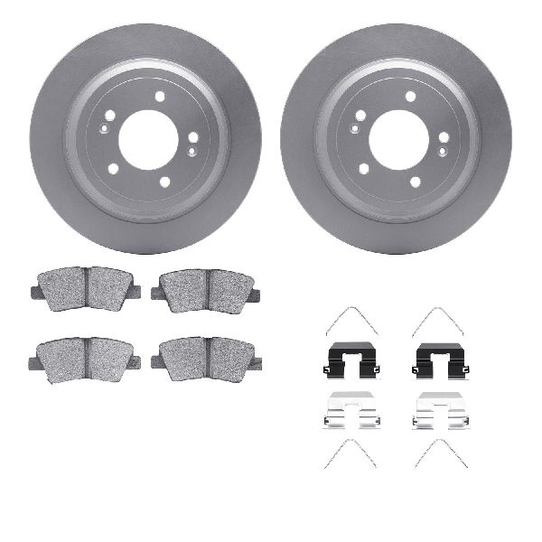 2019-2021 Hyundai Tucson Disc Brake Kit - Rear (Dynamic Friction)