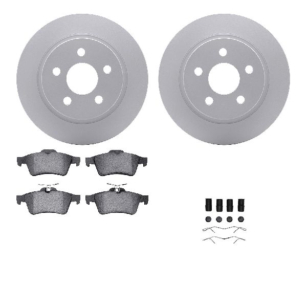 2018-2023 Ford Transit Connect Disc Brake Kit - Rear (Dynamic Friction)