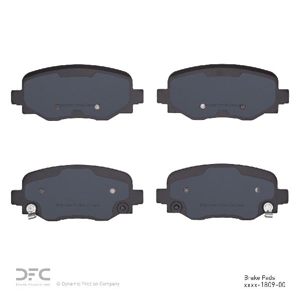 2016-2023 Fiat 500X Disc Brake Pad Set - Rear (Dynamic Friction)
