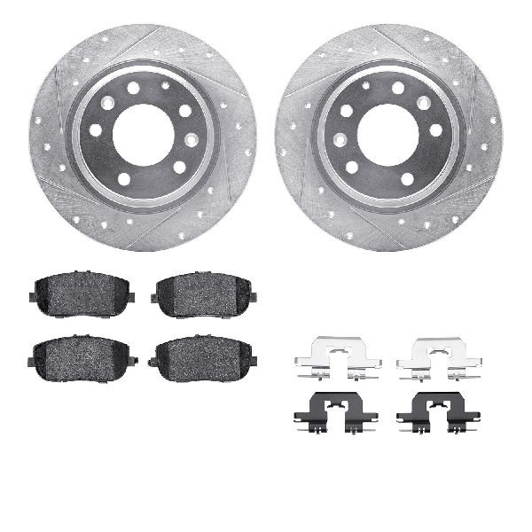 2006-2015 Mazda MX-5 Miata Disc Brake Kit - Rear (Dynamic Friction)