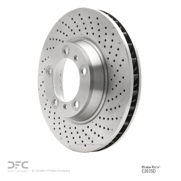 1999-2023 Porsche 911 Disc Brake Rotor - Front Right (Dynamic Friction)