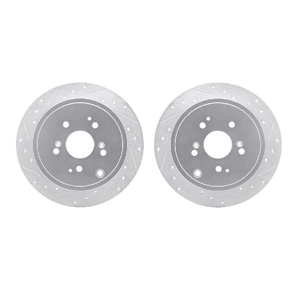 2003-2008 Honda Pilot Disc Brake Rotor Set - Rear (Dynamic Friction)