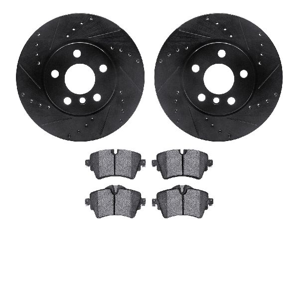 2016-2019 Mini Cooper Clubman Disc Brake Kit - Front (Dynamic Friction)