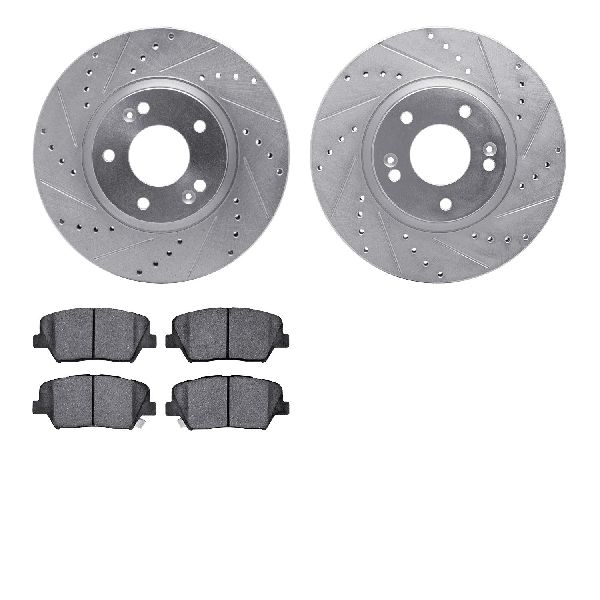 2010-2012 Hyundai Santa Fe Disc Brake Kit - Front (Dynamic Friction)