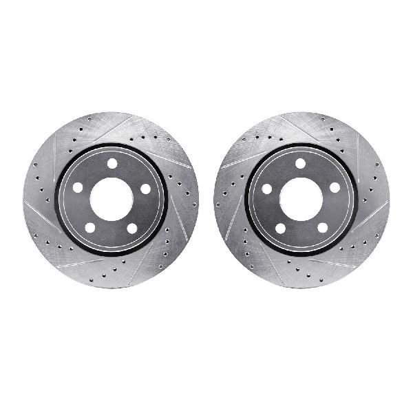 2006-2010 Jeep Commander Disc Brake Rotor Set - Front (Dynamic Friction)