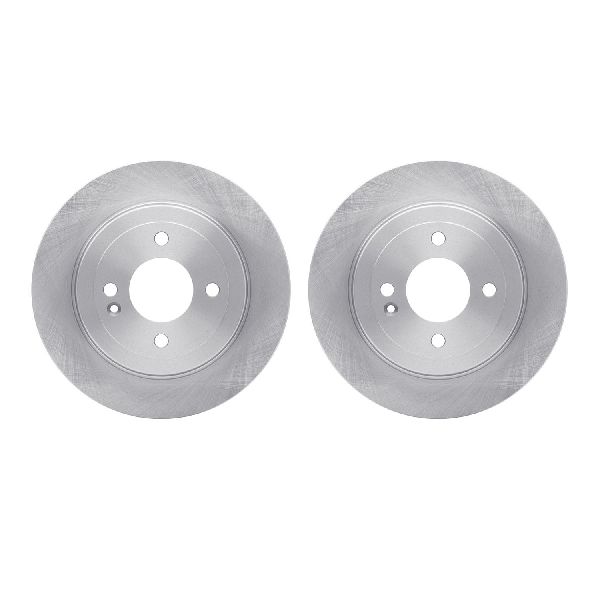 2012-2022 Hyundai Accent Disc Brake Rotor Set - Rear (Dynamic Friction)