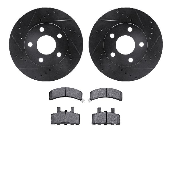 1990-1993 Cadillac DeVille Disc Brake Kit - Front (Dynamic Friction)