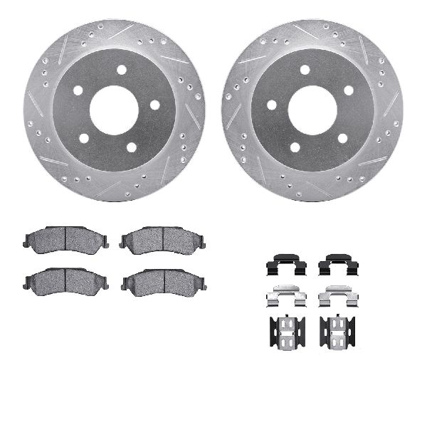 1997-2001 Oldsmobile Bravada Disc Brake Kit - Rear (Dynamic Friction)