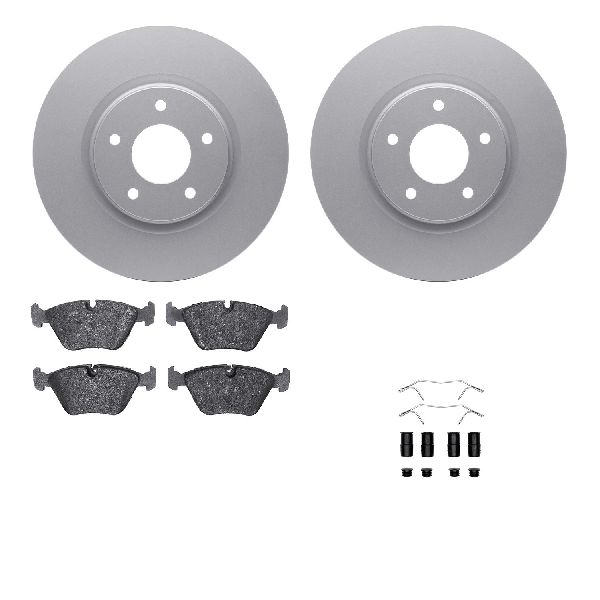 1999-2004 Jaguar XK8 Disc Brake Kit - Front (Dynamic Friction)