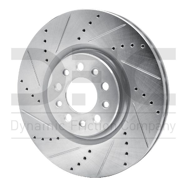 2014-2023 Jeep Cherokee Disc Brake Rotor - Front Left (Dynamic Friction)
