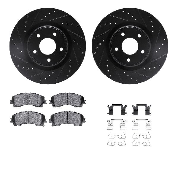 2017-2022 INFINITI Q60 Disc Brake Kit - Front (Dynamic Friction)