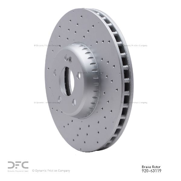 2015-2023 Mercedes-Benz C300 Disc Brake Rotor - Front (Dynamic Friction)
