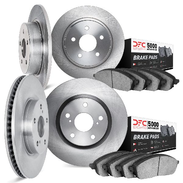 1996-1997 Mercury Grand Marquis Disc Brake Kit - Front and Rear (Dynamic Friction)