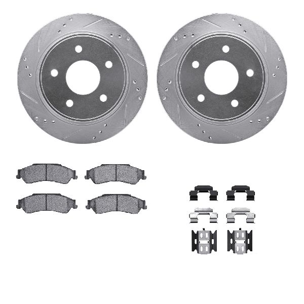 1997-2005 Chevrolet Blazer Disc Brake Kit - Rear (Dynamic Friction)