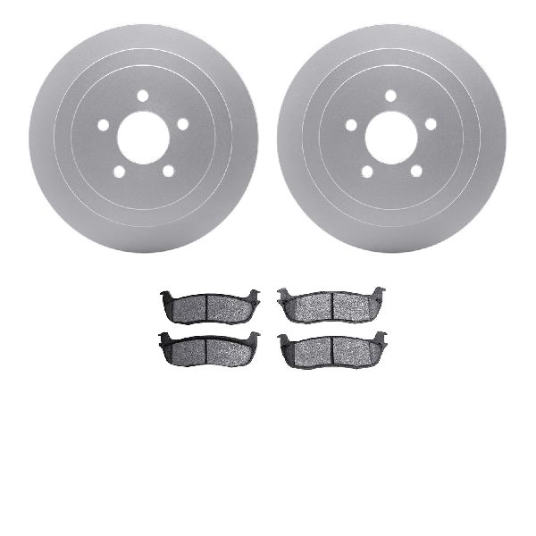 2003-2011 Lincoln Town Car Disc Brake Kit - Rear (Dynamic Friction)