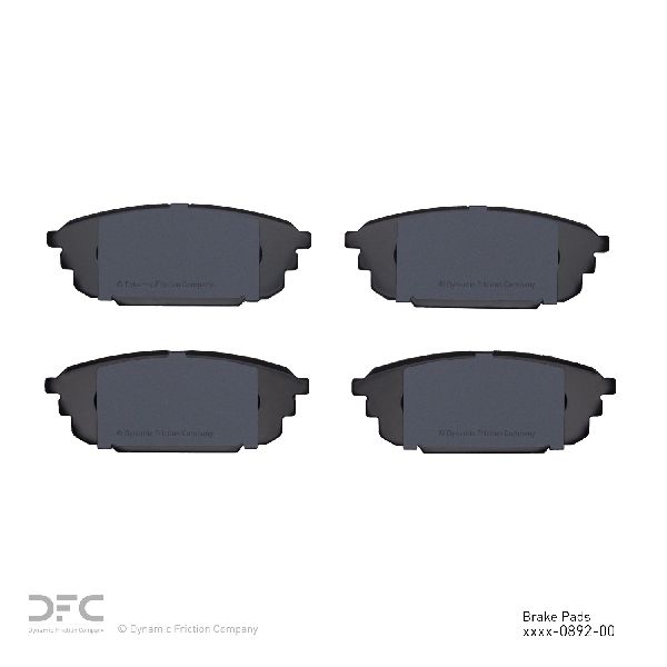 2001-2003 Mazda Protege Disc Brake Pad Set - Rear (Dynamic Friction)