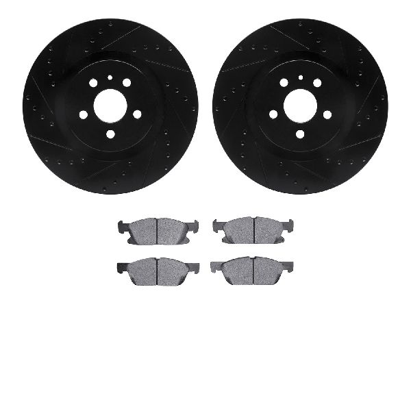 2002-2004 Ford Focus Disc Brake Kit - Front (Dynamic Friction)