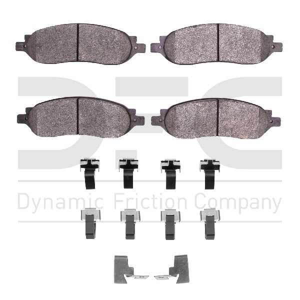 2005-2007 Ford F-350 Super Duty Disc Brake Pad Set - Rear (Dynamic Friction)